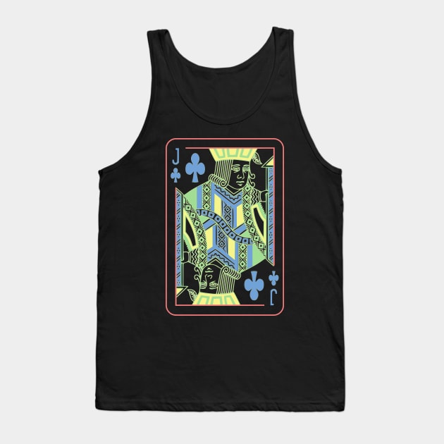 Jack of Clubs Night Mode Tank Top by inotyler